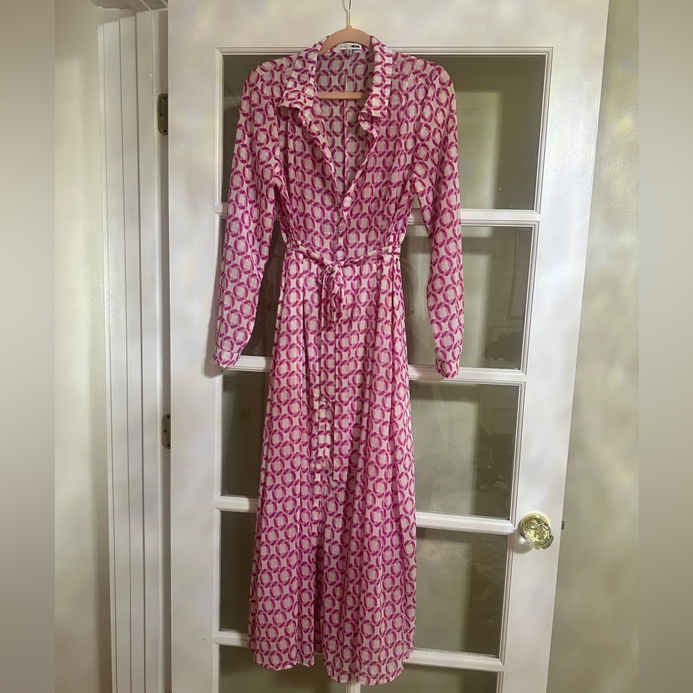 Fashion Nova Pink Shirt Dress